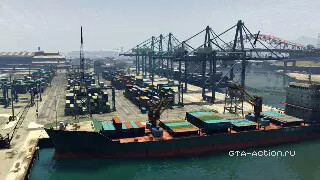 Наземная гонка: Док в GTA Online
