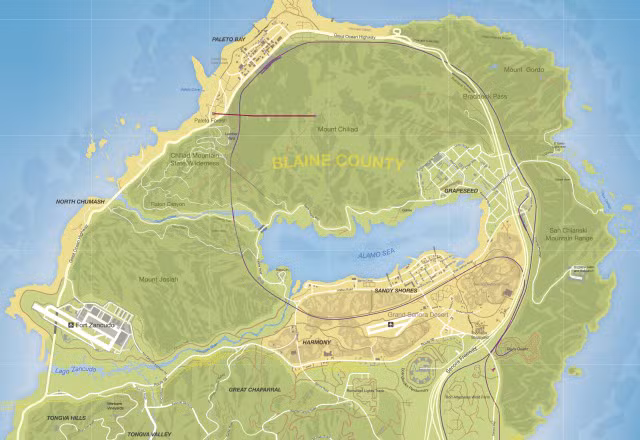 gta map blaine county street names gta map blaine county street names