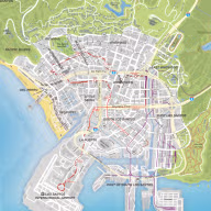 gta map los santos street names gta map los santos street names