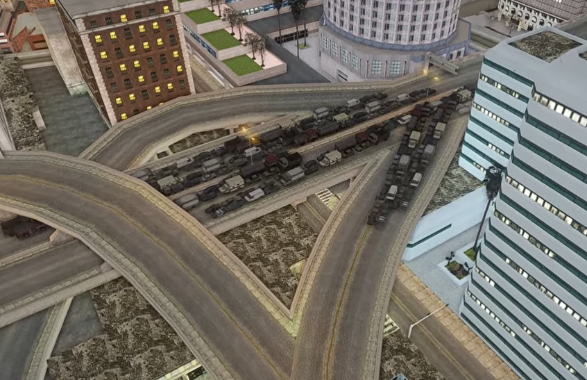 Lot Of Traffic DYOM Objetc
