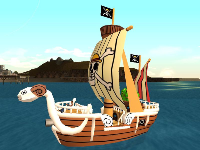 Корабль ONE PIECE (Going Merry) с управлением