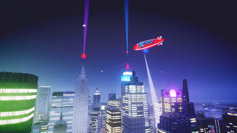 Blimp & Spotlights