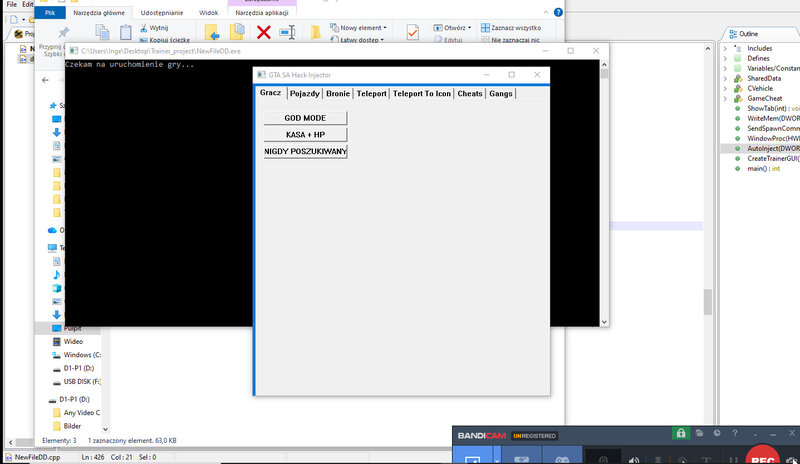 trainer Exe + dll project master