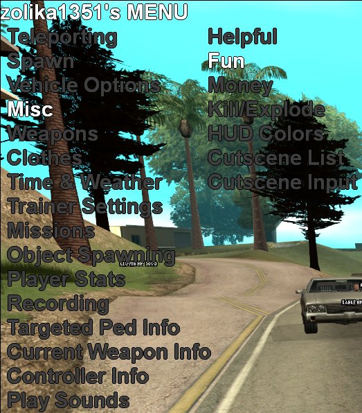 Zolika1351's Native Trainer/Mod Menu