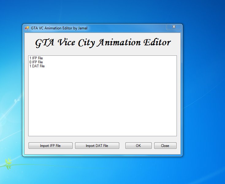 GTA VC Animation Editor