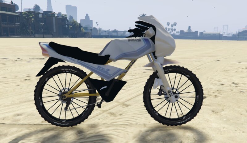 Malaysia Rempit Madi RXZ Body On Bicycle