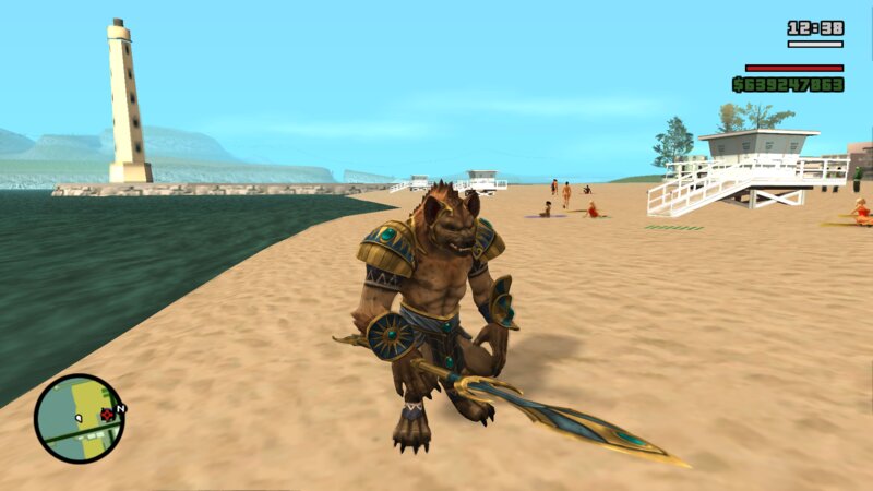 Clash Warrior Hyena Polearm (SMITE)