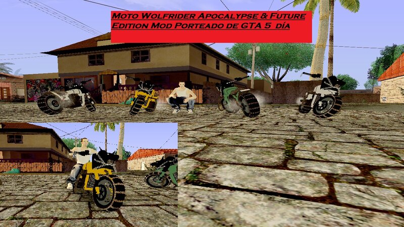 Moto Wolfrider Apocalypse & Future Edition Mod Porteado de GTA 5