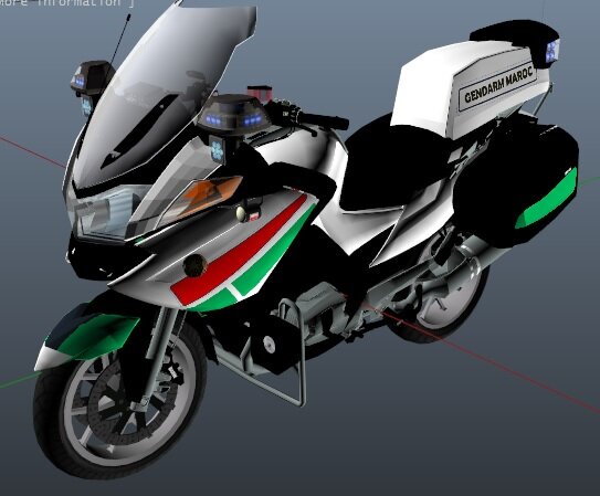 Moroccan Police Bike