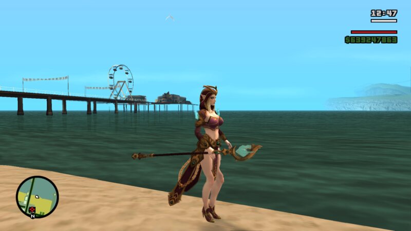 Violet Sorceress Aphrodite Staff (SMITE)