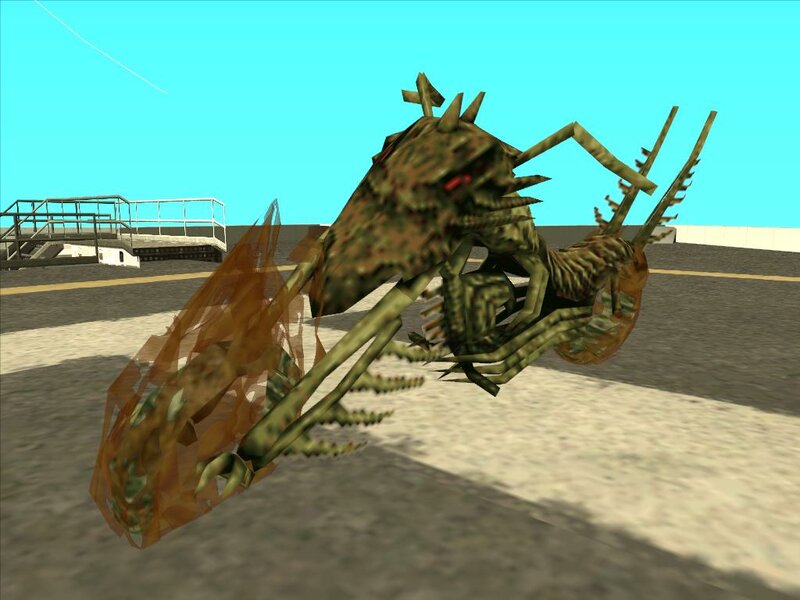 Hellcycle Вендетты из Ghost Rider (PSP)