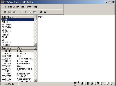 GTA: San Andreas GXT Editor