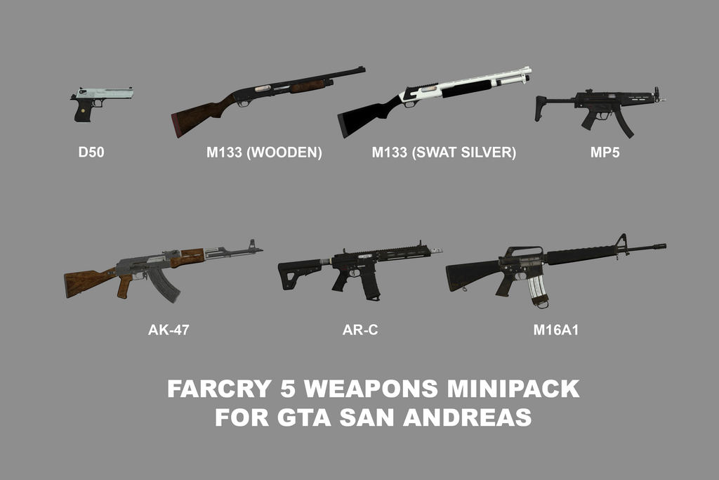 FARCRY 5 Weapons Minipack