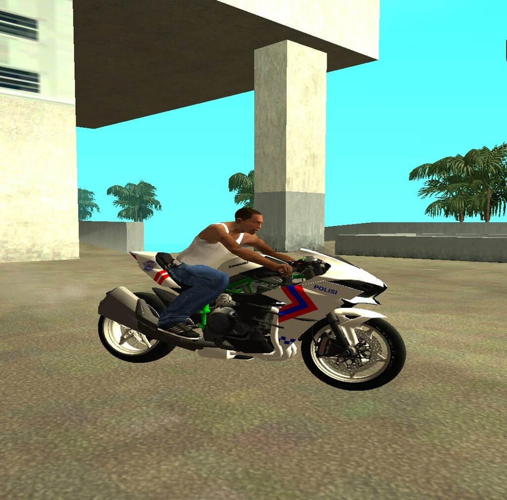 Kawasaki Ninja H2 Livery Police
