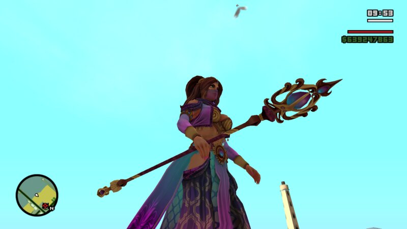 Oasis Djinn Aphrodite Staff (SMITE)