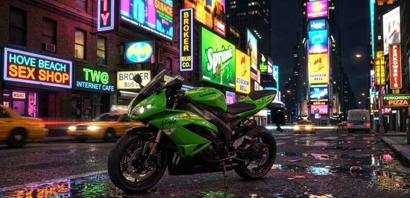 Kawasaki Ninja Style for NRG-900 (HD Textures)