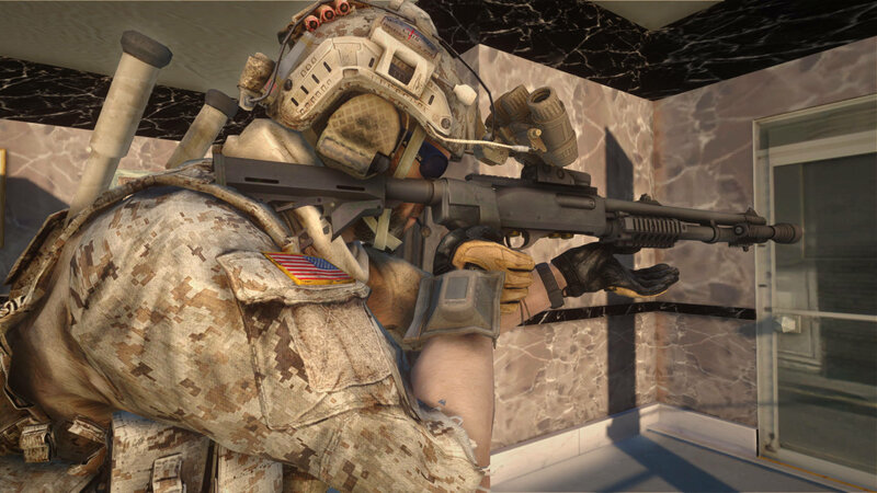 USA M870 TAC Pump Action Shotgun