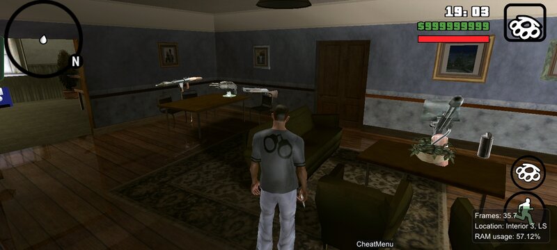Weapon On Johnson House Save File