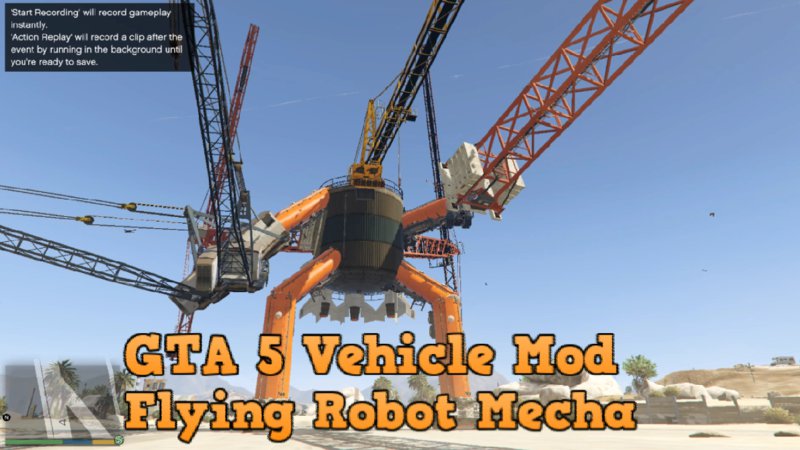 Giant Flying Robot Mecha [Menyoo]
