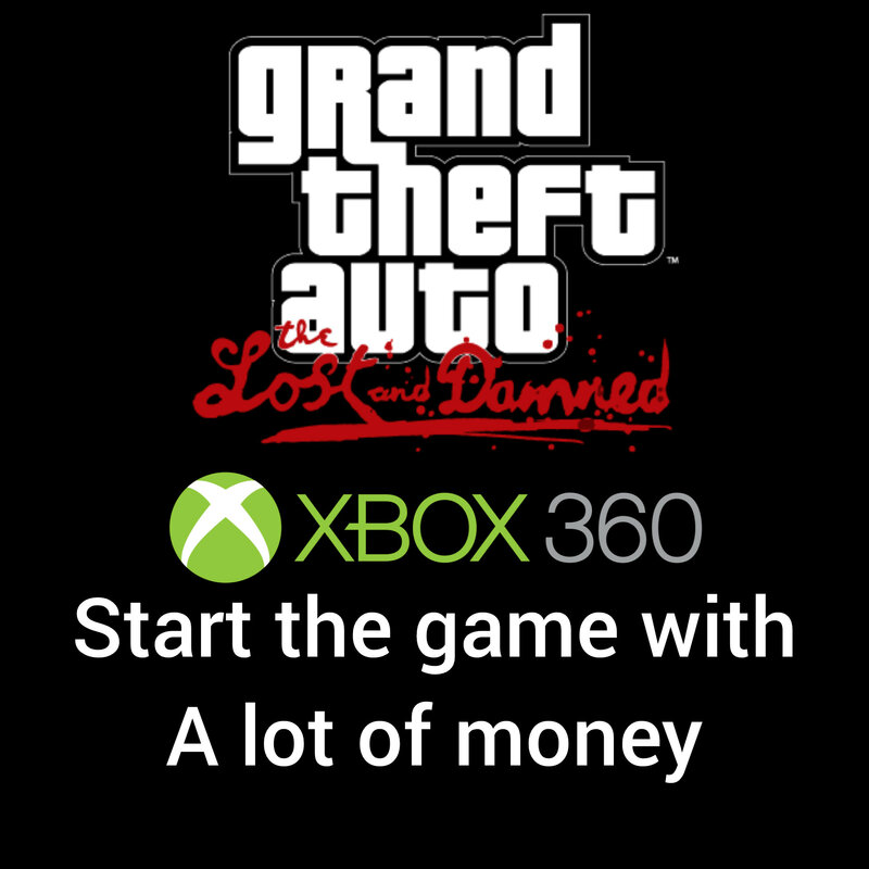 GTA TLAD | Xbox 360 - Сохранение игры | Начните игру с большим количеством денег