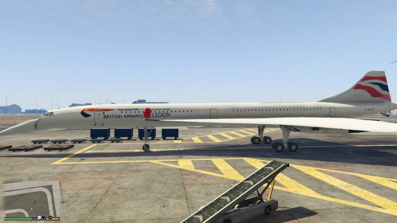 British Airways British Legion Poppy Appeal 2003 livery for Aerospatiale-BAC Concorde