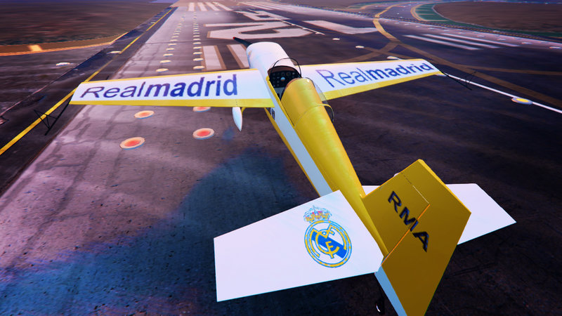 Текстура самолета Real Madrid