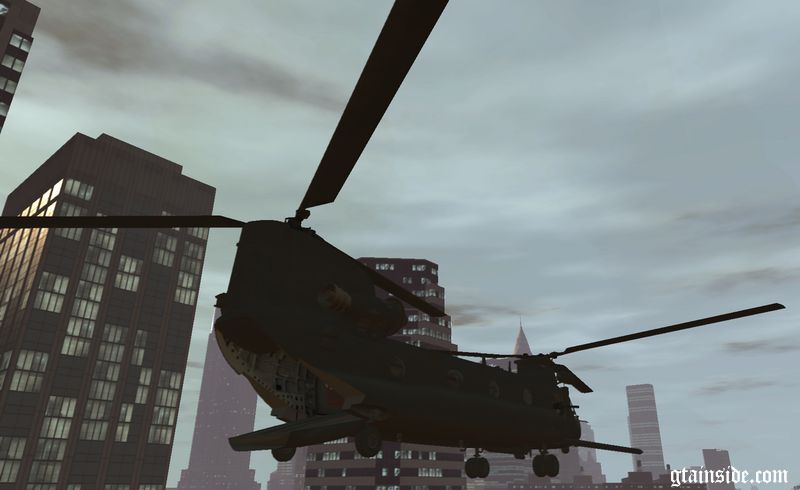 MH-47G Chinook (Способен перевозить автомобили)