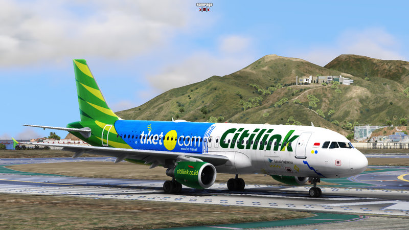 Livery Tiket.com Citilink Airbus A320-200