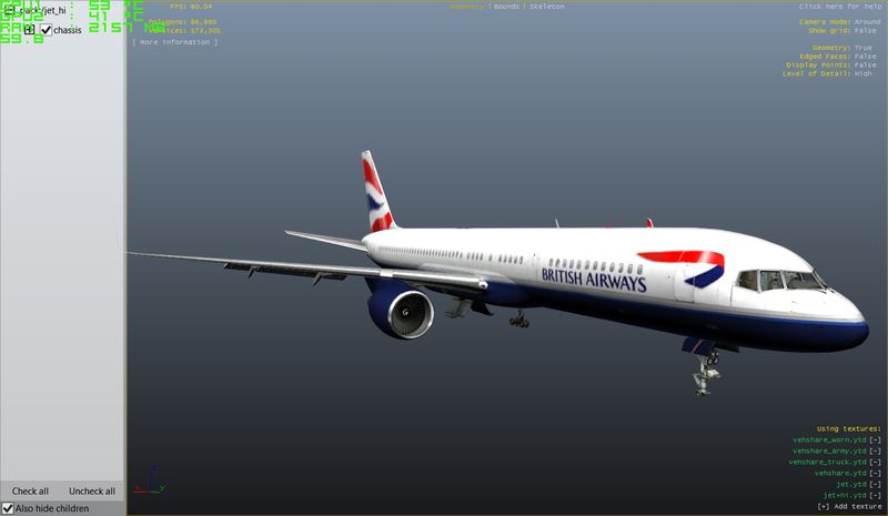 British Airways 757