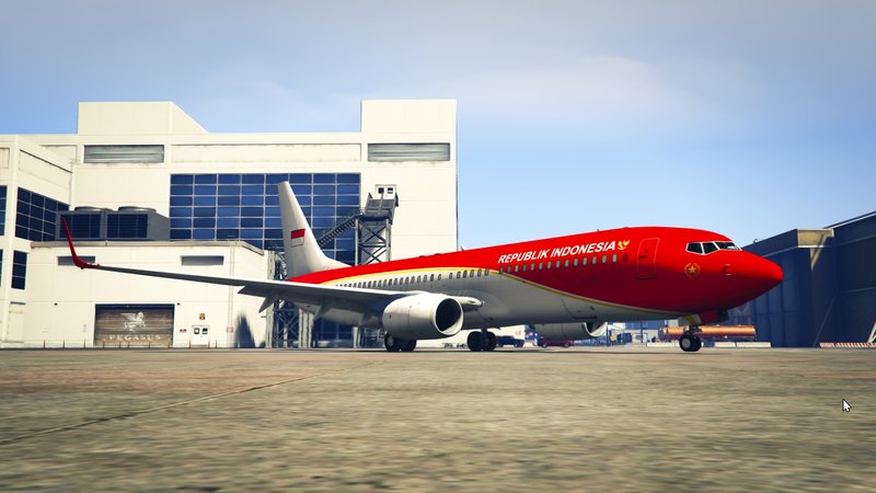 Indonesian Government "A-001 ( New Livery ) Boeing 737-800