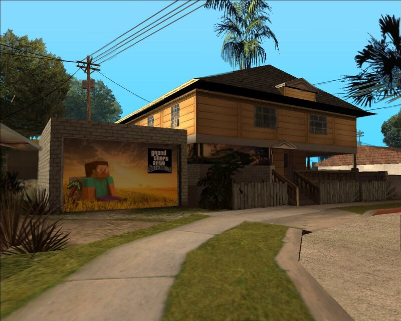 Nueva Casa para CJ estilo Minecraft