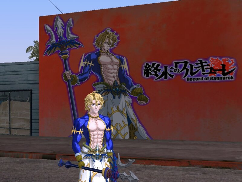Mural Poseidon Record of Ragnarok