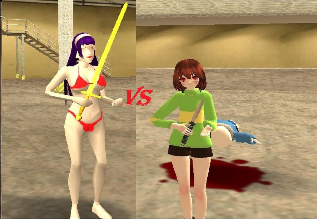 Athena vs Chara (DYOM)