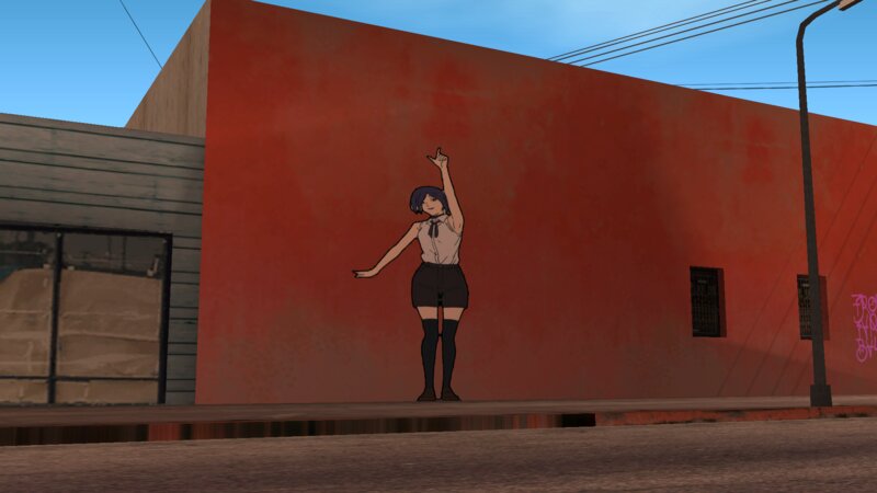 [Animated] Reze Dance Mural