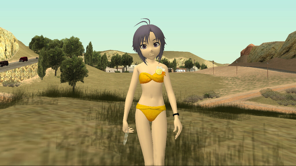 Makoto Kikuchi Sun Shining Swimsuit (Idolmaster Starlit Season)