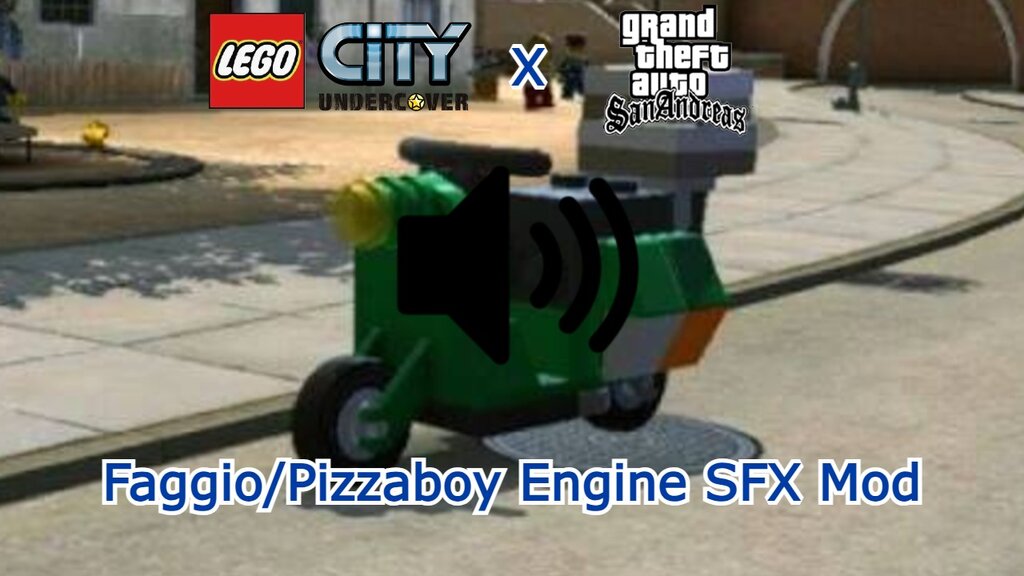 Lego City Undercover Faggio/Pizzaboy Engine SFX Mod