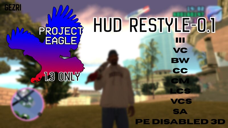 HUD RESTYLE V0.1 (GTA PE 1.3 ONLY)