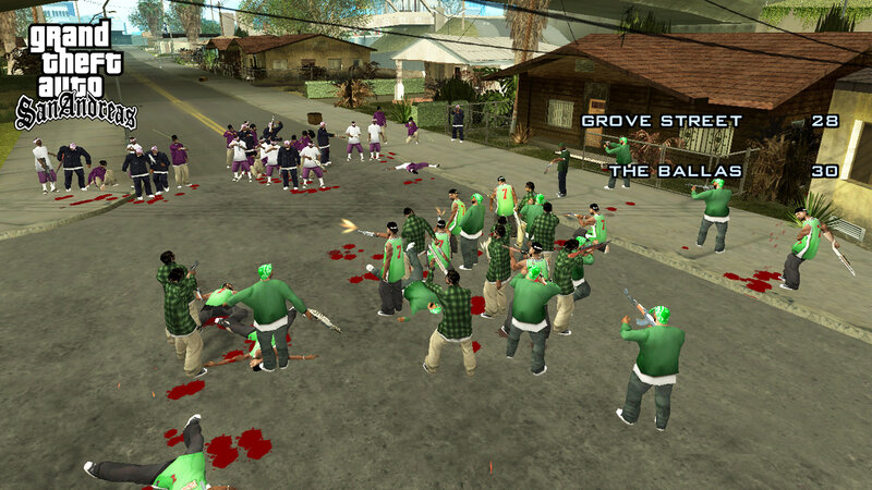 GANG WAR 30 VS 30