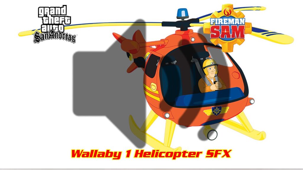 Fireman Sam CGI Wallaby 1 Helicopter SFX