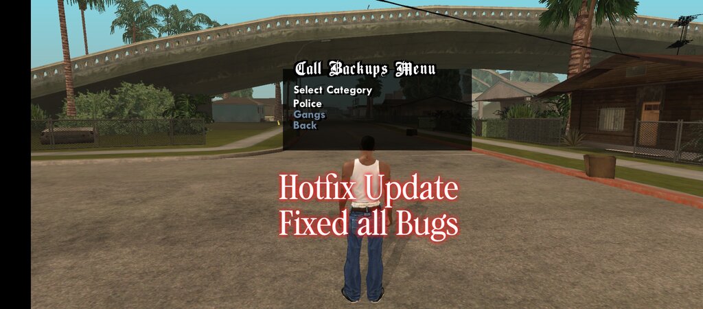 Call Backup Menu v2 для Mobile [Hotfix Update]