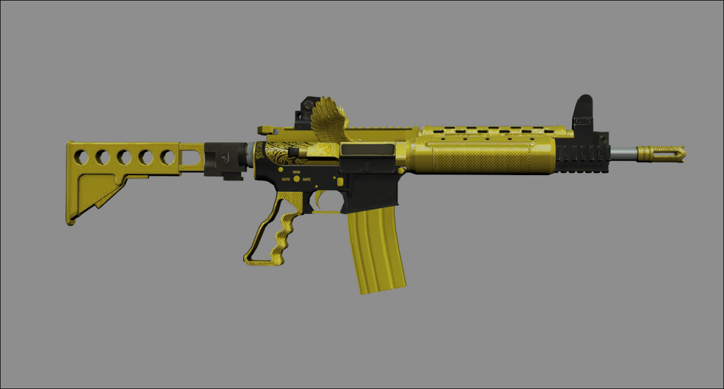 LR300 Gold Assault Rifle