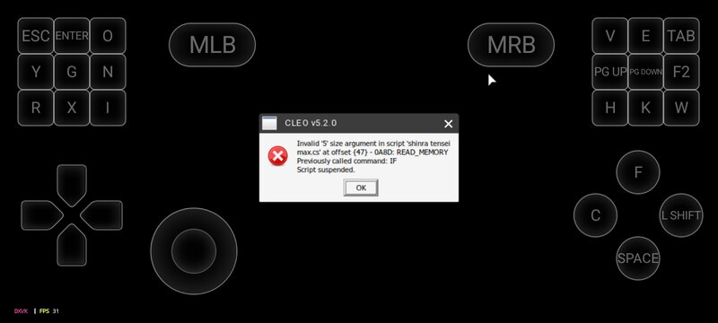 Shinratensei Max Fixed Crash Bug + Script Suspended After Using