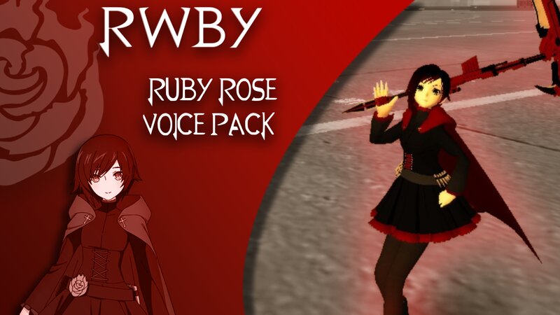 RWBY - Ruby Rose Voice Pack