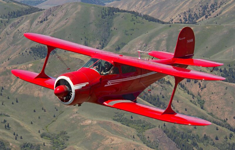 1943 Beechcraft Model 17 Staggerwing Sound Mod