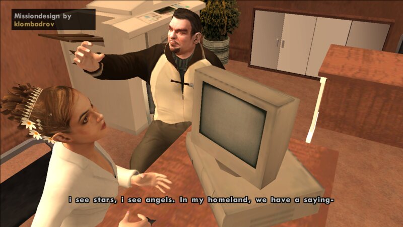 GTA IV #2 Mission for San Andreas (cutscene+sound) V2