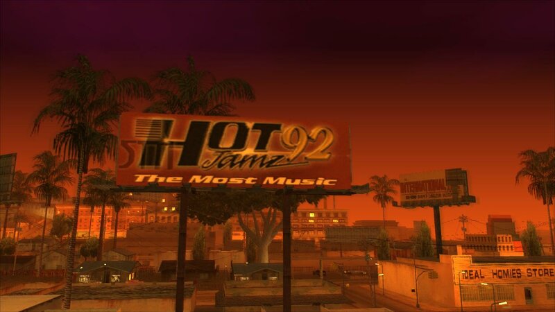 Beta Hot92Jamz Billboards for GTA San Andreas