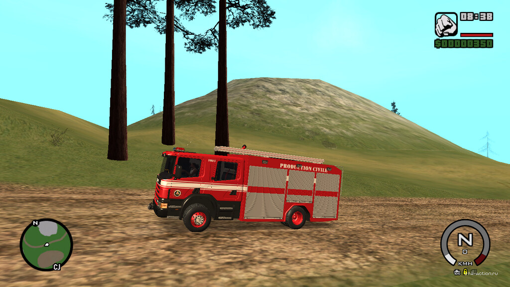 Scania Fire Truck For Algerian Production Civile