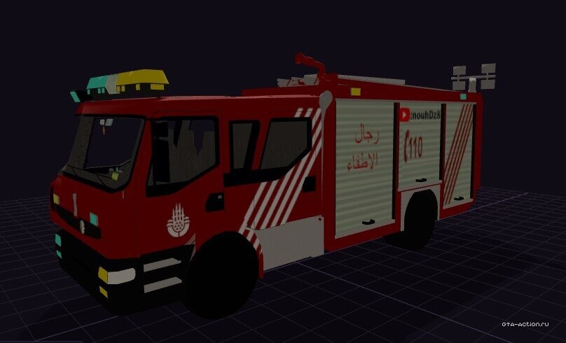Algerian Civil Protection Fire Truck [DZ]