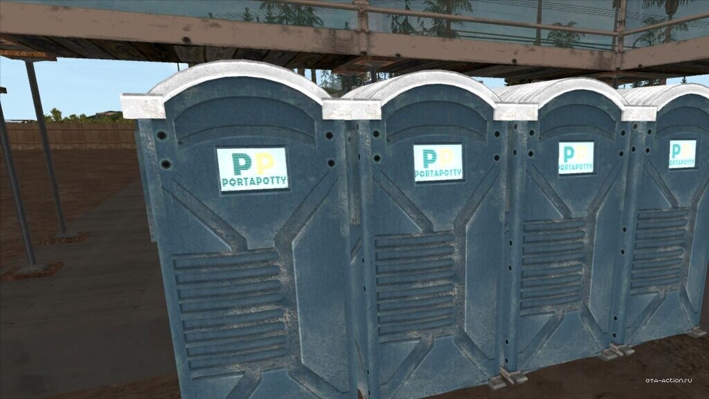 New Porta Potty (Blue and Green)