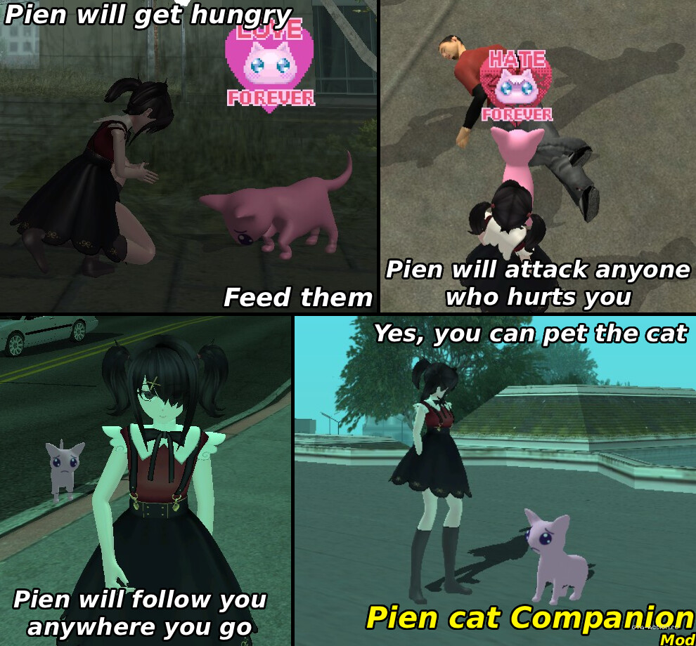 Pien Cat (P-chan) Companion Mod